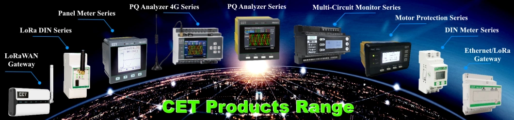 PMC-352-D 35mm DIN Rail Class 1 DC Wireless Multifunction Energy Meter with RS-485, I/O and Ir