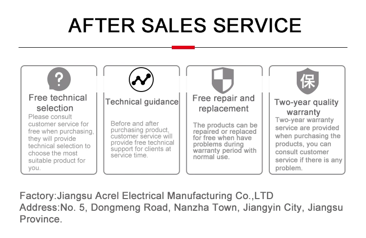 Acrel Analog Output 3 Phase Electricity Transducer Bd-3I3 Transformer Manufacturer AC Power Transducer