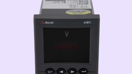 Acrel 0,5 clase amperímetro monofásico medidor de corriente pantalla LCD medidor de energía LCD Amc72L-Ai AC 100V con tamaño de Panel 75*75 opcional RS485