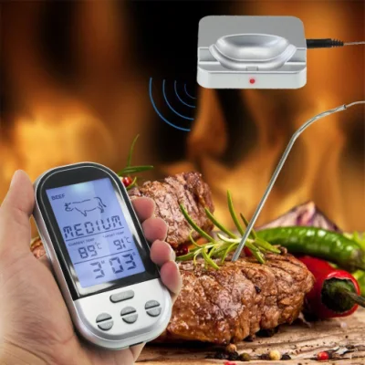 Monitor de temperatura de parrilla de barbacoa con alarma Digital inalámbrico Bluetooth Termómetro de cocina Bl11777