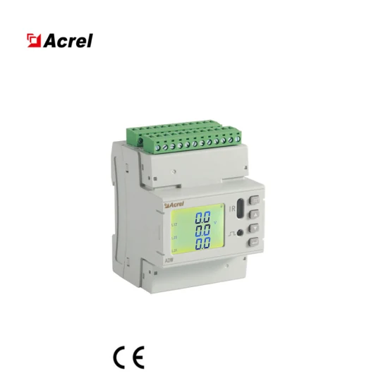 Acrel Adw210-D10-1s Modular Multi Loop AC Multi Circuito Iot Riel DIN Electricidad Medidor de energía Medidor de energía