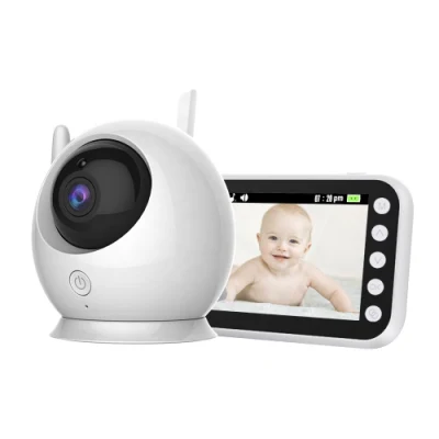2.4G Inalámbrico 4.3 Pulgadas LCD Color Monitor de bebé Dos vías Habla Noche Vison Monitor de temperatura Monitor de bebé